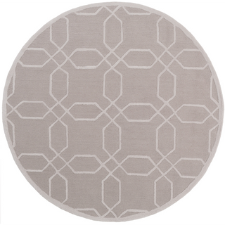 Surya Mezzo MZO-6000 Gray Area Rug 6' Round