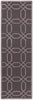 Surya Mezzo MZO-6001 Charcoal Area Rug 2'6'' x 8' Runner