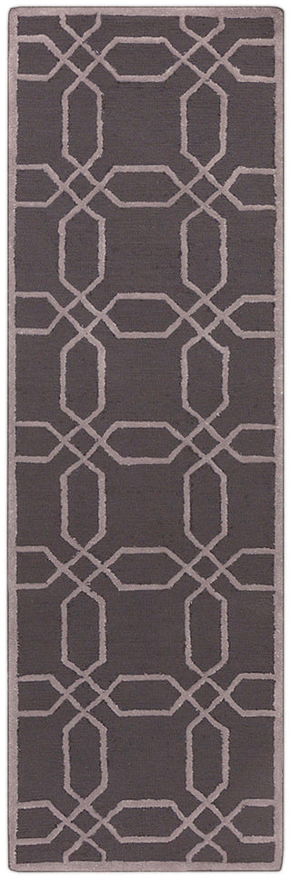 Surya Mezzo MZO-6001 Charcoal Area Rug 2'6'' x 8' Runner