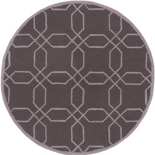 Surya Mezzo MZO-6001 Charcoal Area Rug 6' Round