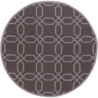 Surya Mezzo MZO-6001 Charcoal Area Rug 8' Round