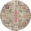 Loloi II Nadia NN-01 Ivory/Multi Area Rug 6'7''x 6'7'' Round