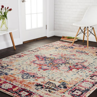 Loloi II Nadia NN-02 Ivory/Fiesta Area Rug Room Scene Featured