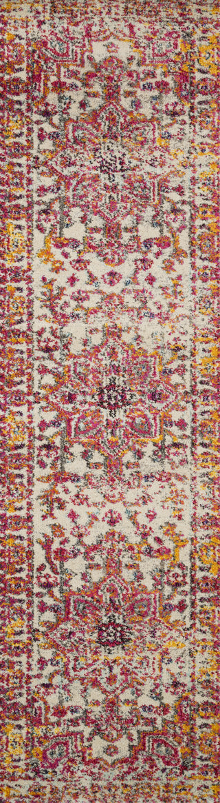 Loloi II Nadia NN-02 Ivory/Pink Area Rug 2'2''x8' Runner