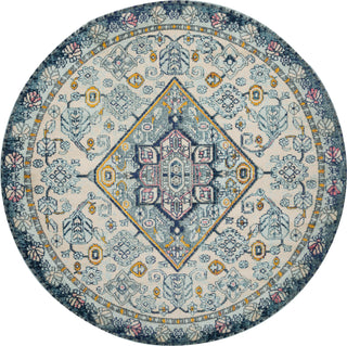 Loloi II Nadia NN-03 Aqua/Navy Area Rug 8'0''x 8'0'' Runner