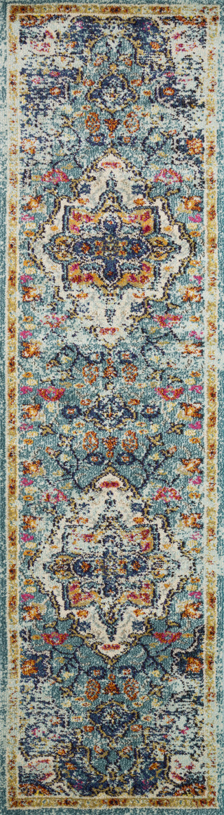 Loloi II Nadia NN-04 Blue/Midnight Area Rug 2'2''x 8'0'' Runner