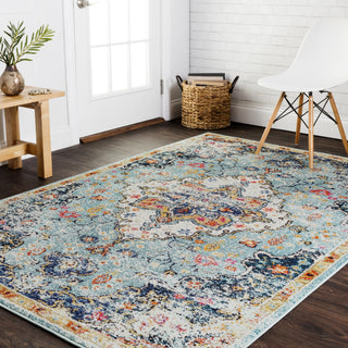 Loloi II Nadia NN-04 Blue/Midnight Area Rug Room Scene Featured