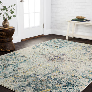 Loloi II Nadia NN-07 Aqua/Navy Area Rug Room Scene Featured