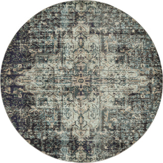 Loloi II Nadia NN-07 Smoke/Slate Area Rug 8'0''x8'0'' Round