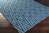 Surya Namada NAM-8000 Cobalt Hand Hooked Area Rug by Papilio 5x8 Corner