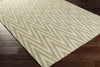 Surya Namada NAM-8001 Taupe Hand Hooked Area Rug by Papilio 5x8 Corner