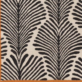 Surya Nantes NAN-8003 Black Hand Woven Area Rug by Florence de Dampierre Sample Swatch