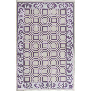 Surya Nantes NAN-8008 Violet Area Rug by Florence de Dampierre 5' x 8'