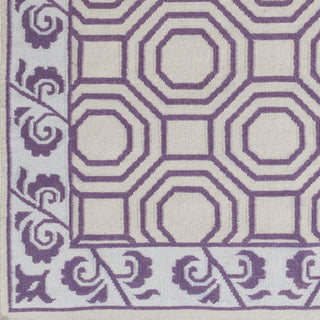 Surya Nantes NAN-8008 Violet Hand Woven Area Rug by Florence de Dampierre Sample Swatch