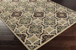 Surya Napa NAP-1018 Black Area Rug Corner Shot