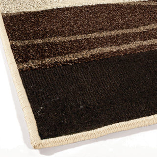 Orian Rugs Napa Traverse Brown Area Rug Corner Shot