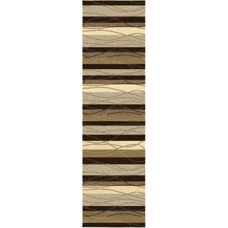 Orian Rugs Napa Traverse Brown Area Rug Runner