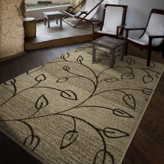 Orian Rugs Napa Stone-broke Beige Area Rug Room Scene