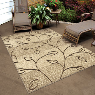 Orian Rugs Napa Stone-broke Beige Area Rug Room Scene Feature