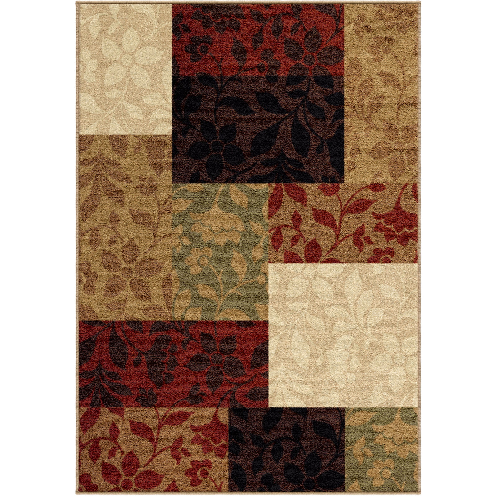 Orian Rugs Napa Floral Quilt Multi Area Rug main image