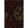 Orian Rugs Napa Fleur Medallions Black Area Rug main image