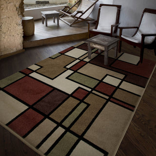 Orian Rugs Napa Graham Multi Area Rug Room Scene