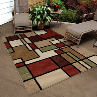 Orian Rugs Napa Graham Multi Area Rug Room Scene Feature