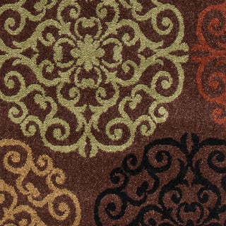 Orian Rugs Napa Harbridge Brown Area Rug Close Up