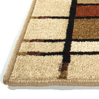 Orian Rugs Napa Dreco Beige Area Rug Corner Shot