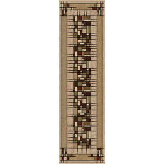 Orian Rugs Napa Dreco Beige Area Rug Runner