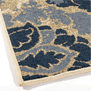 Orian Rugs Napa Victorian Damask Multi Area Rug Corner Shot