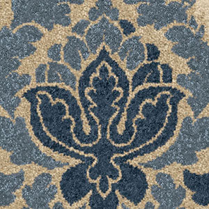 Orian Rugs Napa Victorian Damask Multi Area Rug Swatch