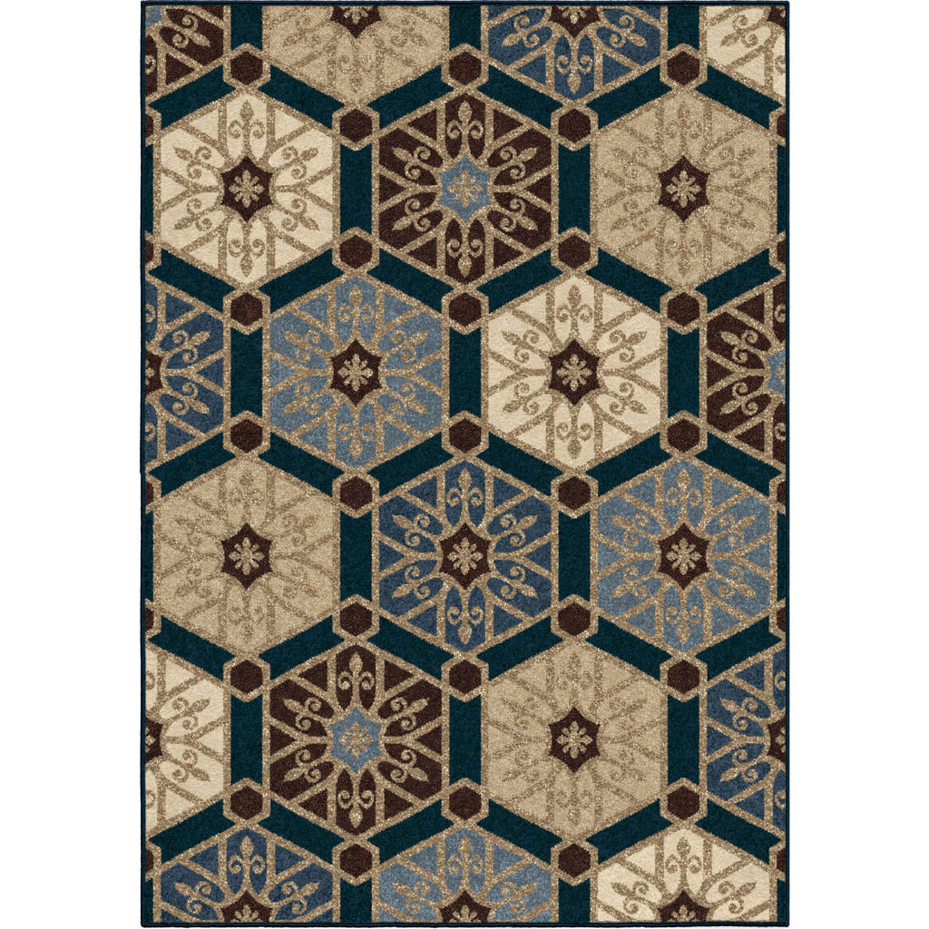 Orian Rugs Napa Pandu Blue Area Rug main image