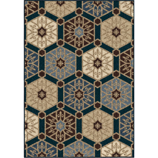 Orian Rugs Napa Pandu Blue Area Rug main image