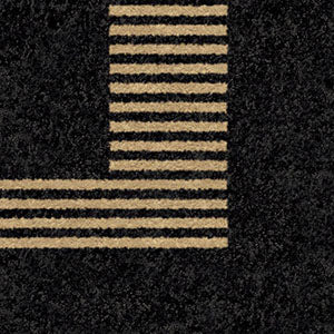 Orian Rugs Napa Arrowood Black Area Rug Swatch