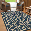 Orian Rugs Napa Shafer Blue Area Rug Room Scene