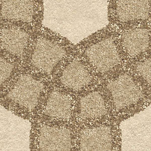 Orian Rugs Napa Chainlink Fence Beige Area Rug Swatch