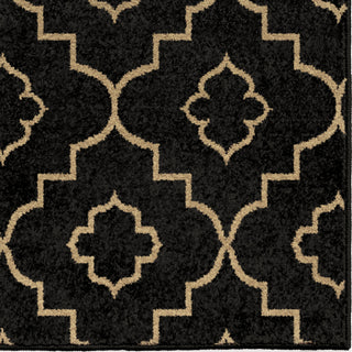 Orian Rugs Napa Garden Gate Brown Area Rug Close Up