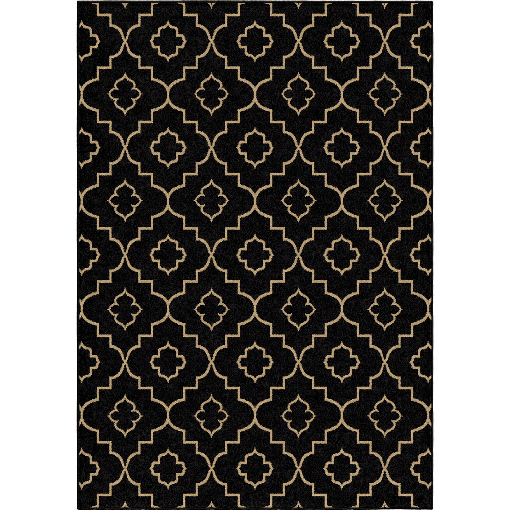 Orian Rugs Napa Garden Gate Brown Area Rug main image