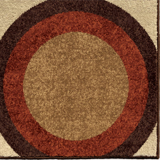 Orian Rugs Napa Sequoia Brown Area Rug Close Up