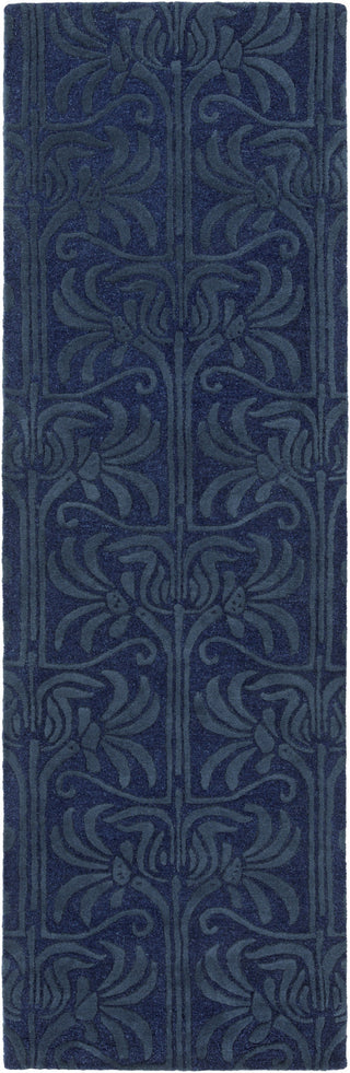 Surya Natura NAT-7056 Navy Area Rug 2'6'' x 8' Runner