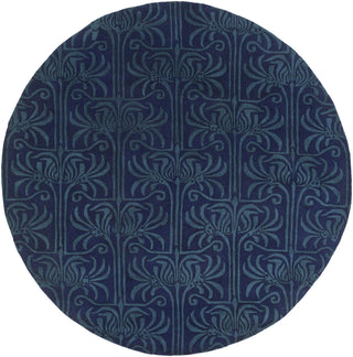 Surya Natura NAT-7056 Navy Area Rug 8' Round