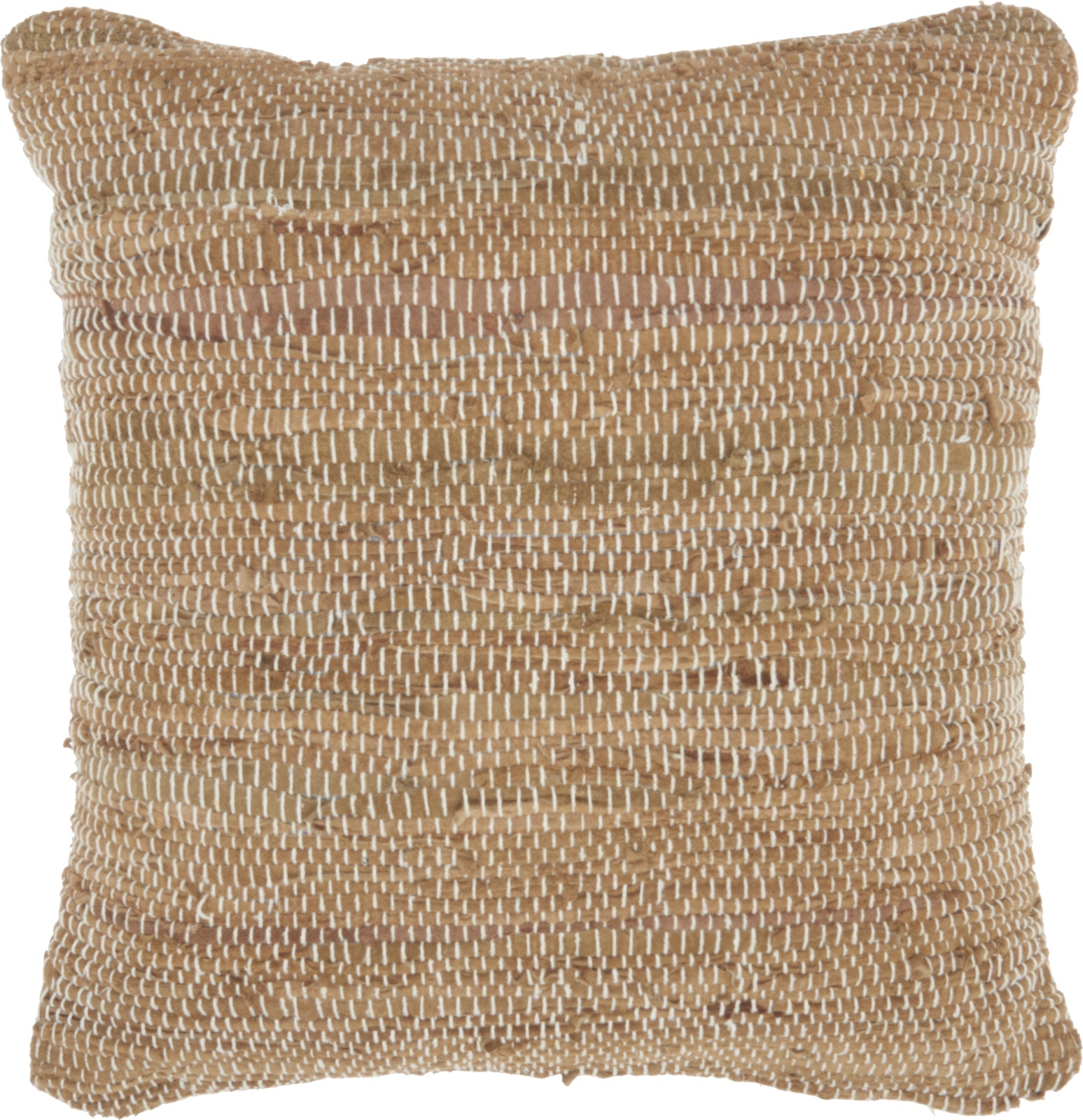 Nourison Natural Leather Hide Woven Clay – Incredible Rugs and Decor