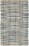 LR Resources Natural Fiber 03305 Navy Hand Woven Area Rug 5' X 7'9''