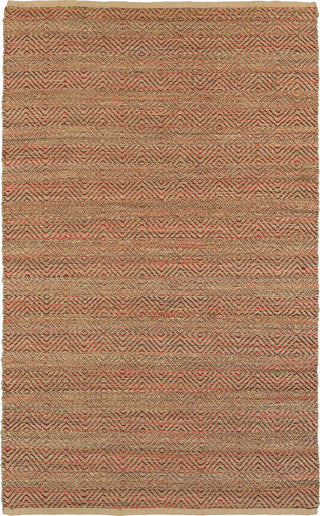 LR Resources Natural Fiber 3310 Burgundy Area Rug main image