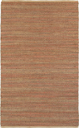 LR Resources Natural Fiber 3310 Burgundy Area Rug Main Image