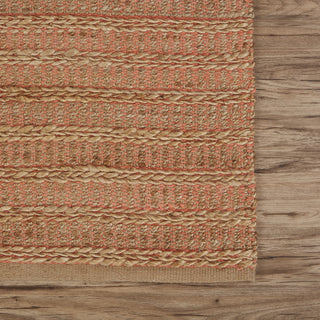 LR Resources Natural Fiber 3316 Fusion Coral Area Rug Alternate Image