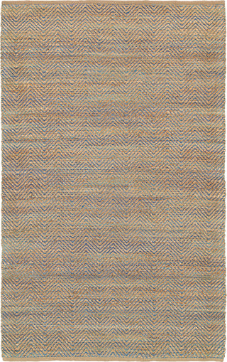 LR Resources Natural Fiber 03322 Blue Area Rug Main Image