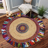 LR Resources Natural Jute 3327 Multi Area Rug Lifestyle Image Feature