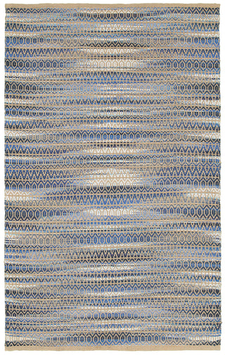 LR Resources Natural Fiber 03330 Blue Area Rug main image